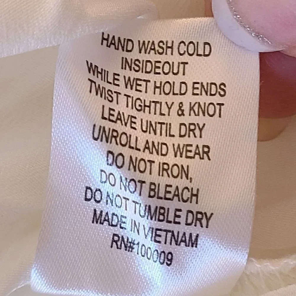 By JJ Lightweight Off White Summer Dress Size S